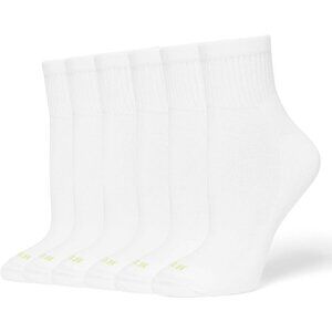 Women's White - 6 Pair Pack  Winter Soft Warm Thick Cold Mini Crew Ankle Socks